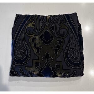 Avenue Scarf Sheer Burnout Velvet Silk Blend Goth Fairy Boho Festival 90s Look